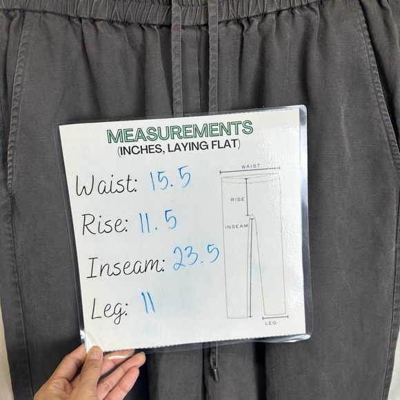 Eileen Fisher Slouchy Wide Leg Pants Women’s S Gray Minimalist Mature - Picture 4 of 6